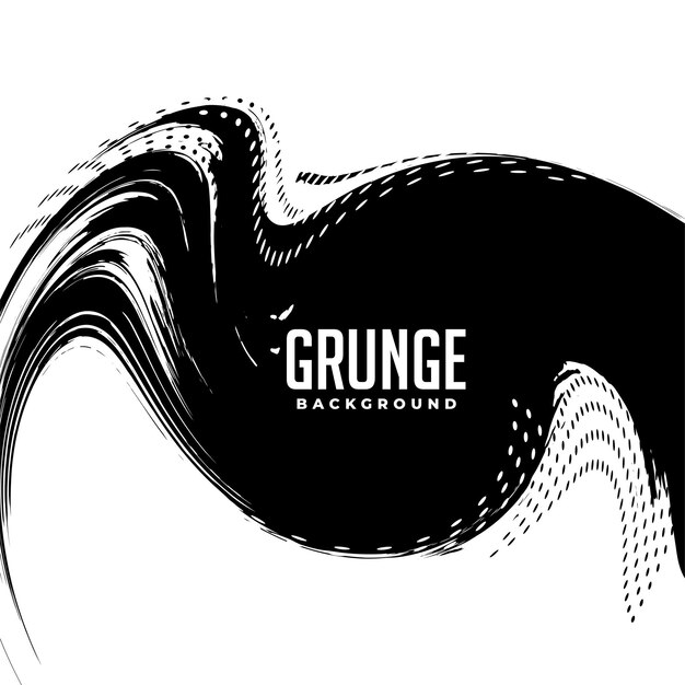 Swirl grunge halftone background design