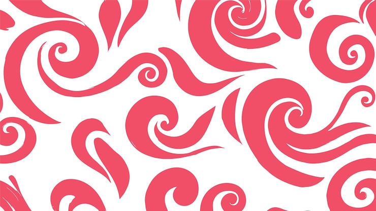 Free Vector swirls artwork pattern