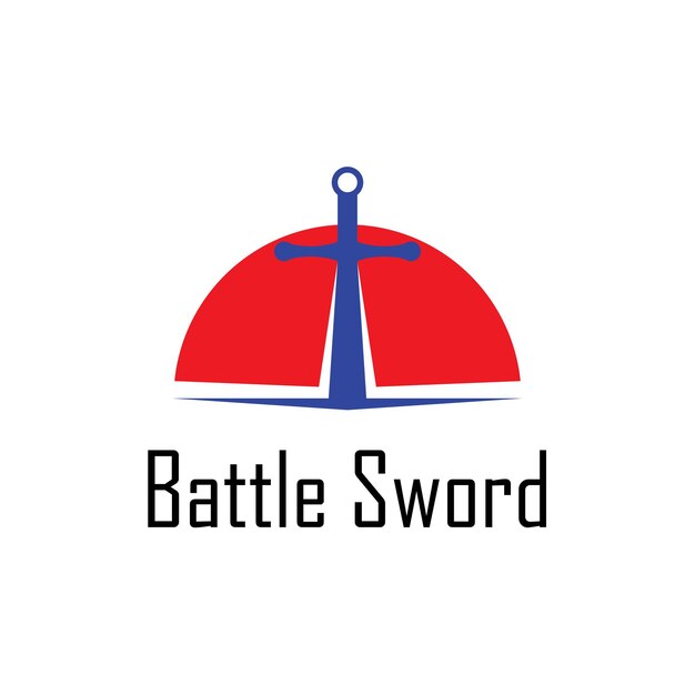 Sword logo design template