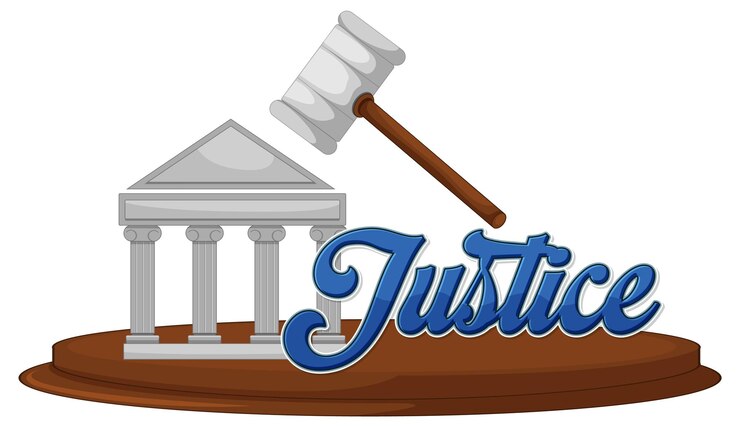 मुफ़्त वेक्टर symbolic representation of justice concept