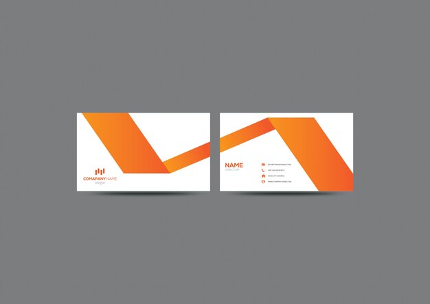 Symmetric business card