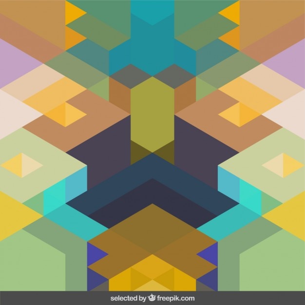 Symmetrical geometric background