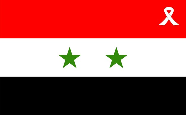Векторный флаг Сирии