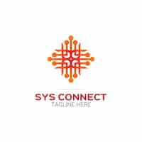 Free vector sys connect logo