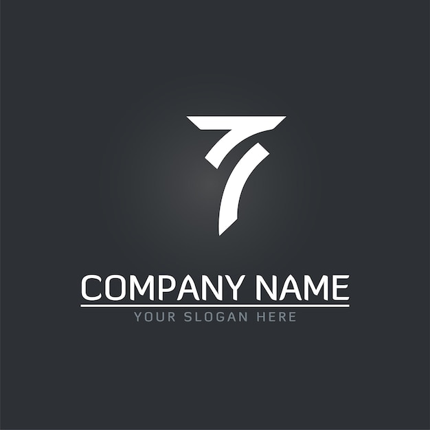 Free vector t logo branding identity corporate vector logo design