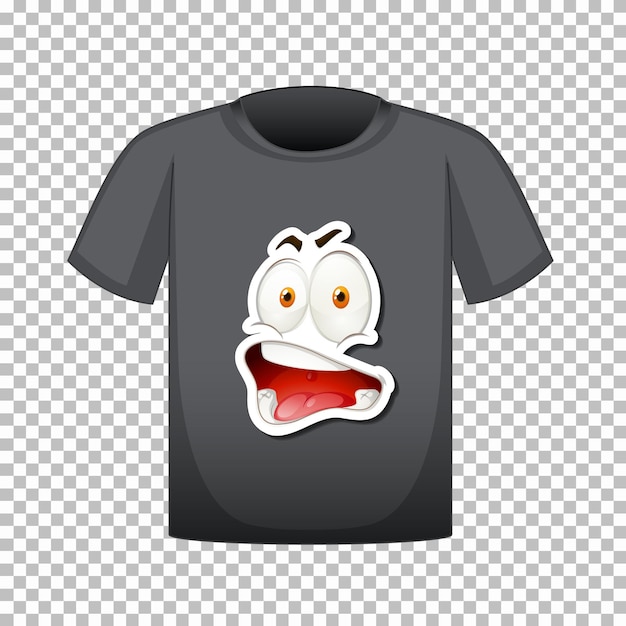 Free vector t-shirt design with graphic in front