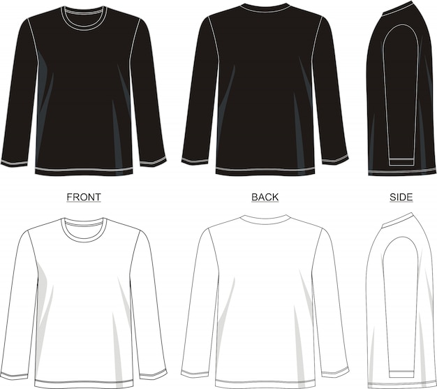 long sleeve top template