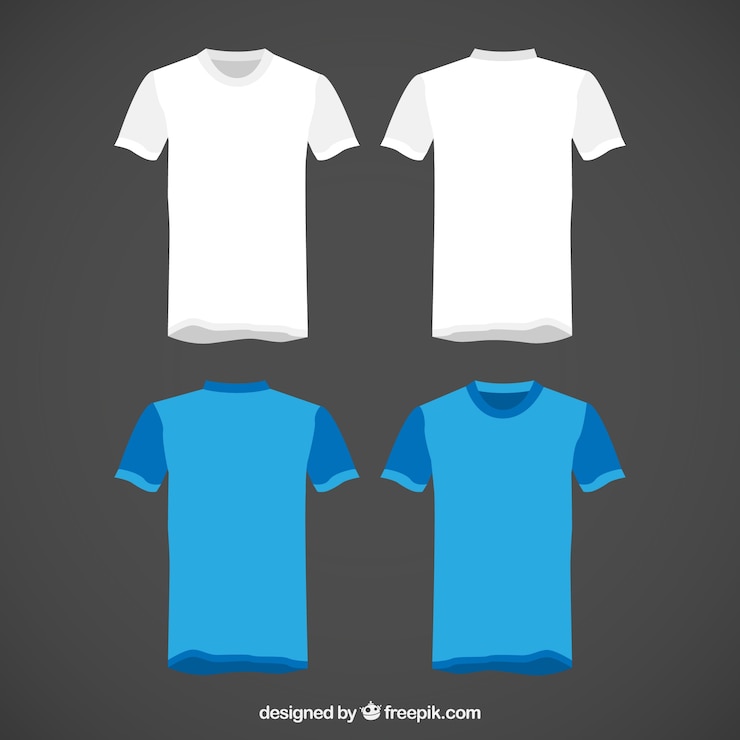 Free Vector t shirts pack