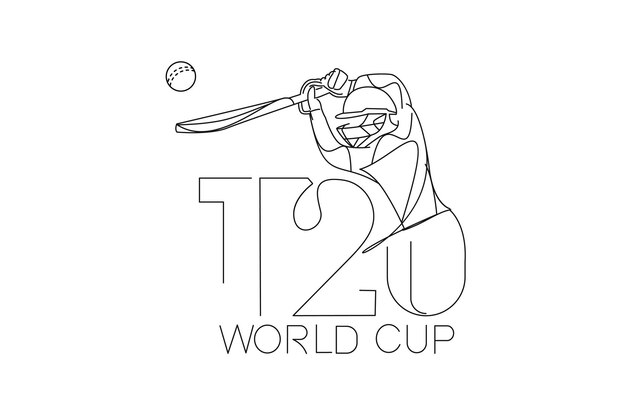 T20 ワールド カップ クリケット選手権ポスター テンプレート パンフレット装飾チラシ バナー デザイン