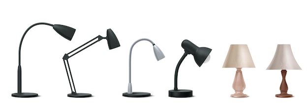 Table lamps bedside and desktop electric light