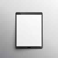 Vettore gratuito tablet dispositivo mockup disegno vettoriale