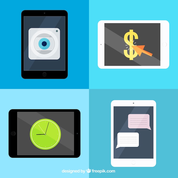 Free Vector tablets collection