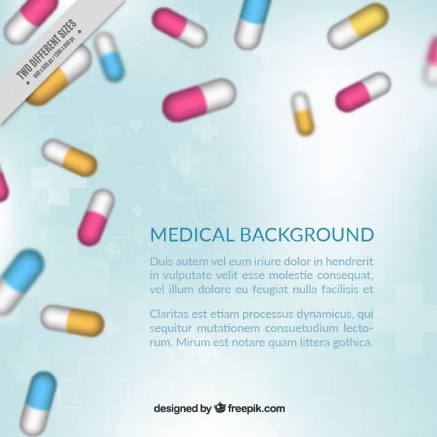 Free vector tablets medical background