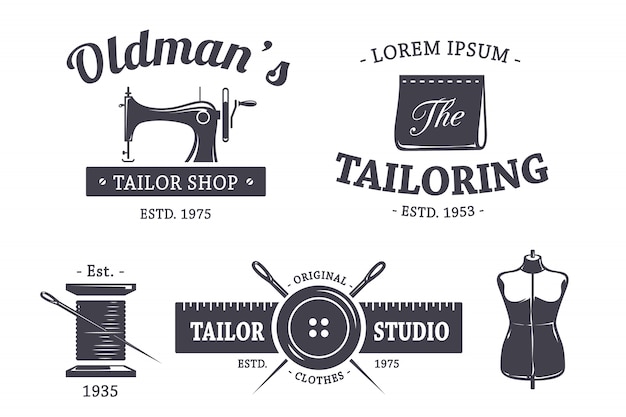 tailoring logo collection