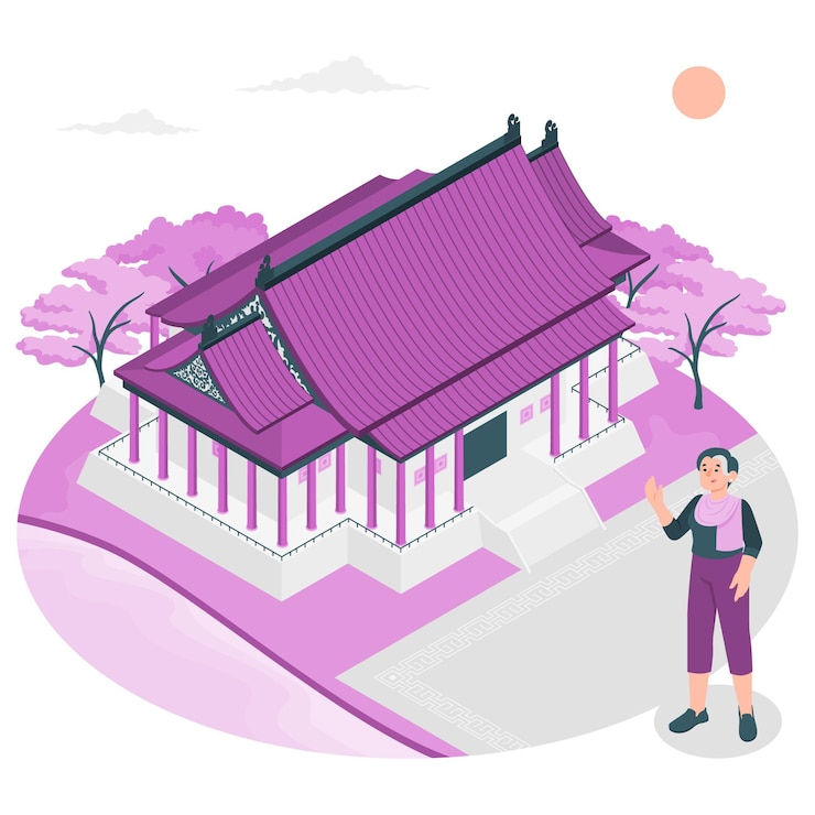 Free Vector taipei concept illustration