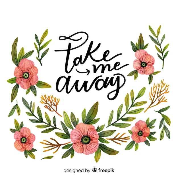 Free vector take me away