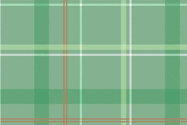 Tartan plaid background, green pattern design vector