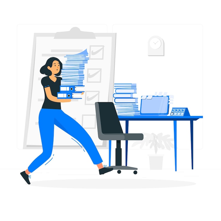 Free Vector task concept illustration