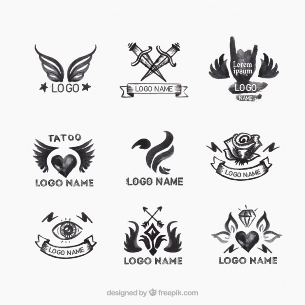 Tattoo logos selection