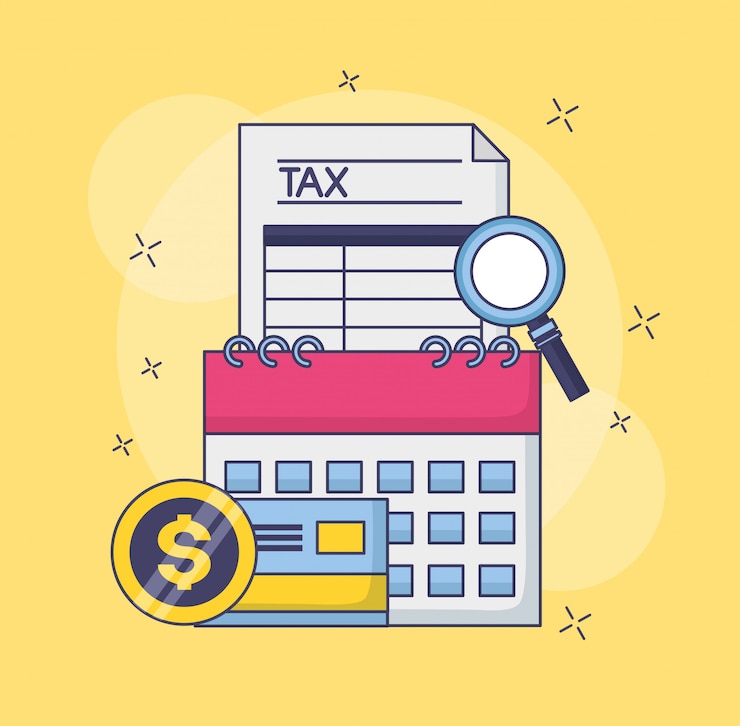 Free Vector tax payment concept