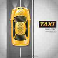 Free vector taxi background