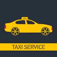 Free vector taxi service logo template