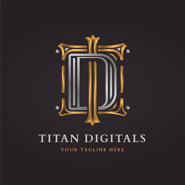 Td logo monogram design