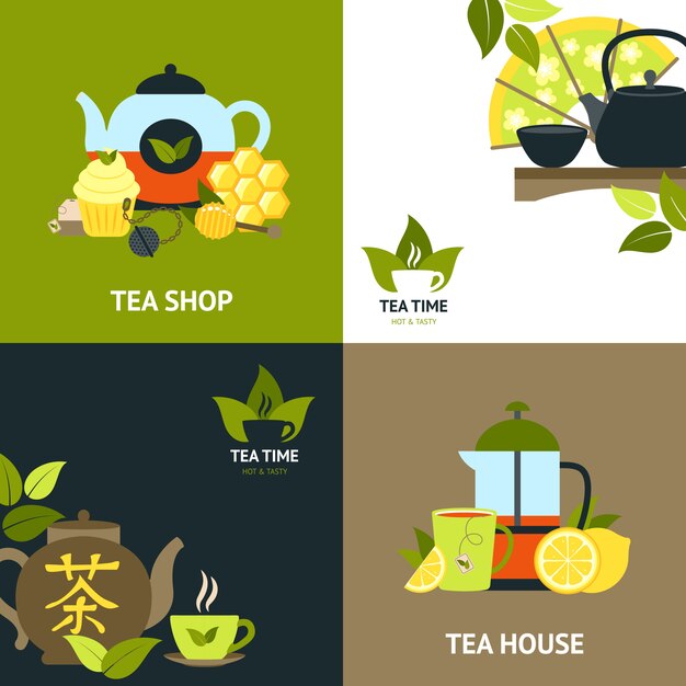 Tea Design Concept Set