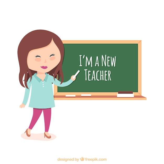 Free vector teacher illustration