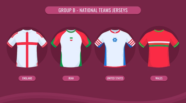 Team football jersey design