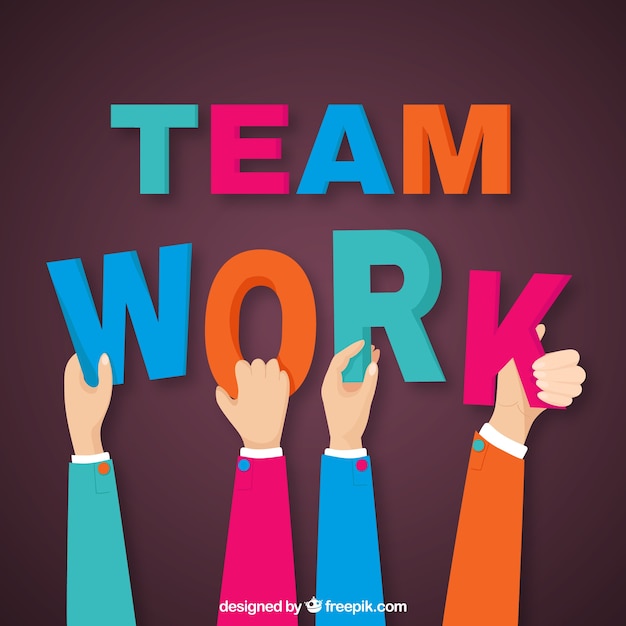 Free vector teamwork, hands