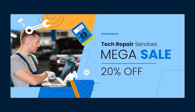 Tech repair template design