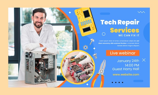 Tech repair template design