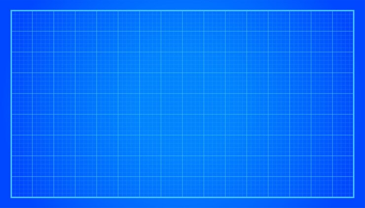 Free Vector technical blue grid line chart paper background