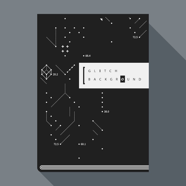 education assignment front page Free vector technical design book cover