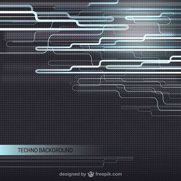 Бесплатное векторное изображение Техно фон