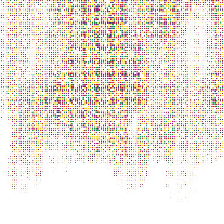 Free Vector techno squares background 