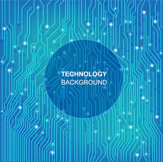 Free vector technologic background design