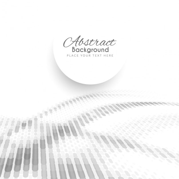 Free Vector technological background with wavy gray shapes