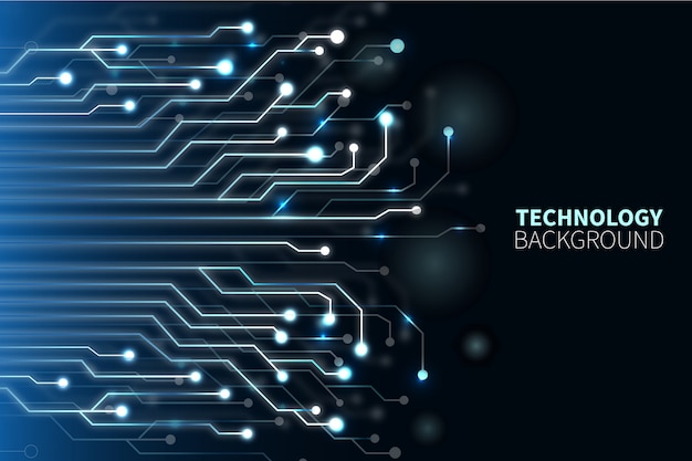 Free vector technological background