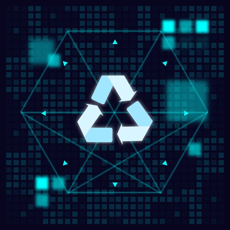 Free Vector technological design for ecology concept