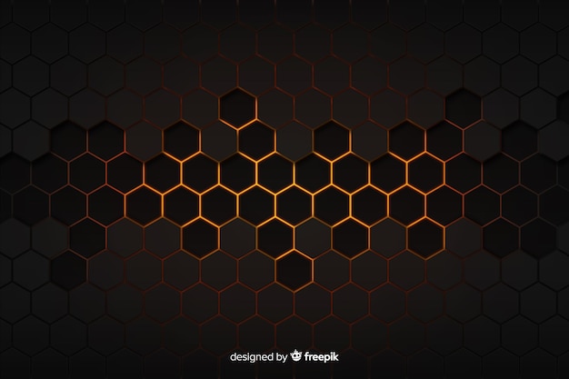 dark honeycomb wallpaper