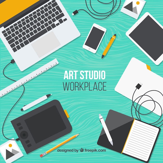 Technologies in art studio