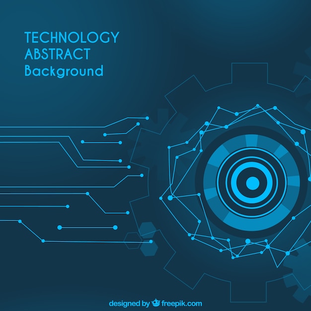 Free vector technology abstract background