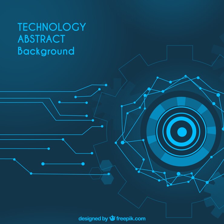 Free Vector technology abstract background 