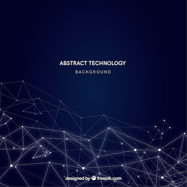 Technology background in abstract style