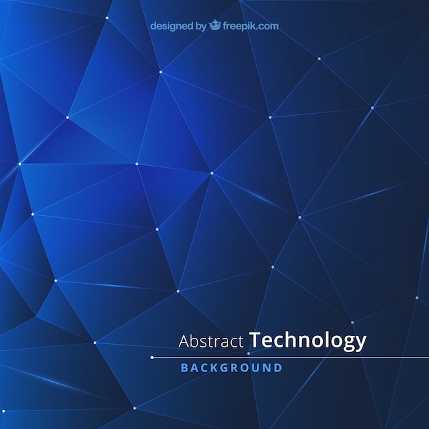 Free vector technology background in abstract style