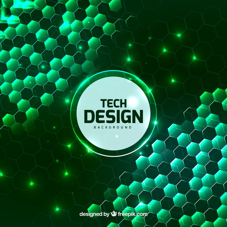 Free Vector technology background in abstract style