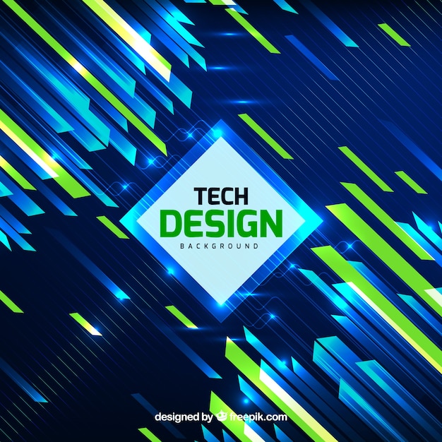 Technology background in abstract style