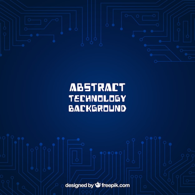 Technology background in abstract style